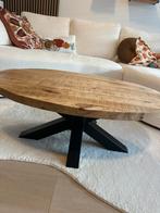 Mango ovale salon tafel, Huis en Inrichting, Tafels | Salontafels, Ophalen, Gebruikt, Minder dan 50 cm, Ovaal