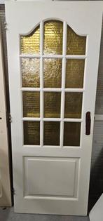 Te koop: 3 hardhouten deuren, Doe-het-zelf en Verbouw, Deuren en Horren, Ophalen, Gebruikt, 80 tot 100 cm, Binnendeur