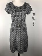 King Louie Jurk 100% katoen (mt: 38) 18,2/7850, Kleding | Dames, Jurken, Maat 38/40 (M), Zwart, Ophalen of Verzenden, Zo goed als nieuw