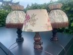 Vintage tafellampjes, Hout, Gebruikt, Vintage, Ophalen of Verzenden