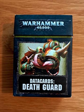 Warhammer 40K eighth edition Datacards: Death Guard beschikbaar voor biedingen