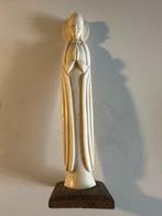 Oud madonna beeldje ivoor, Verzamelen, Ophalen of Verzenden, Gebruikt, Religie