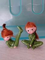 Vintage Napco Japan Keramiek Pixie Elf Beeldje Jaren 50, Verzamelen, Beelden en Beeldjes, Ophalen, Zo goed als nieuw, Mens