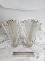 Ruim 50 antieke glazen pegeltjes voor lampen, Ophalen of Verzenden