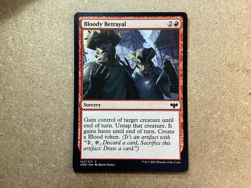 1x Bloody Betrayal [147/277] (Near Mint), Hobby en Vrije tijd, Verzamelkaartspellen | Magic the Gathering, Zo goed als nieuw, Losse kaart
