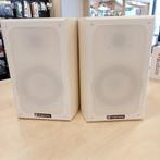 Set speakers pianolak creme-wit 100 Watt, Audio, Tv en Foto, Luidsprekers, Overige merken, Ophalen of Verzenden, Zo goed als nieuw