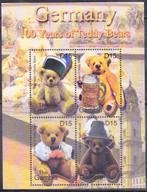 Gambia 2002 pf mi 4860 - 4863 100 jaar teddy beren, Verzenden, Overige landen, Postfris