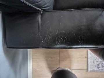 Kivik ikea zwart leren bank - afbeelding 4