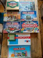 8 Verschillende soorten Monopoly., Hobby en Vrije tijd, Ophalen of Verzenden, Zo goed als nieuw