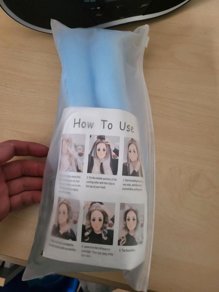 nieuwe heatless krullen set voor haren, Sieraden, Tassen en Uiterlijk, Uiterlijk | Haarverzorging, Nieuw, Ophalen of Verzenden
