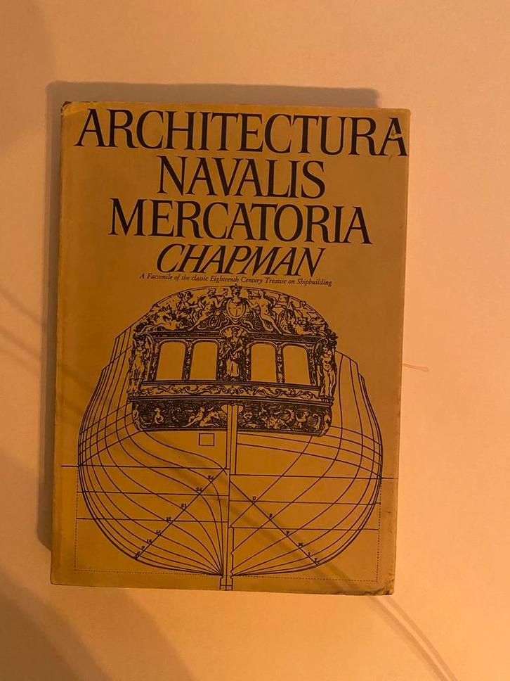 Architectura Navalis Mercatoria - Chapman, Boeken, Techniek, Zo goed als nieuw, Overige onderwerpen, Ophalen of Verzenden