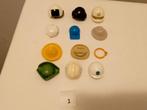 Playmobil hoed/helm/pet per 12 stuks/foto 1 euro (21 foto's), Ophalen of Verzenden, Gebruikt, Los playmobil