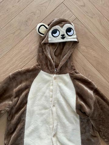 Bruine aap onesie kinderen dames heren verkleden sinterklaas beschikbaar voor biedingen