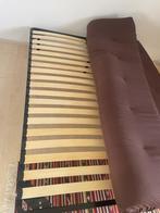 Futon en lattenbodem 140, Huis en Inrichting, Ophalen, Tweepersoons, 140 cm, Zo goed als nieuw