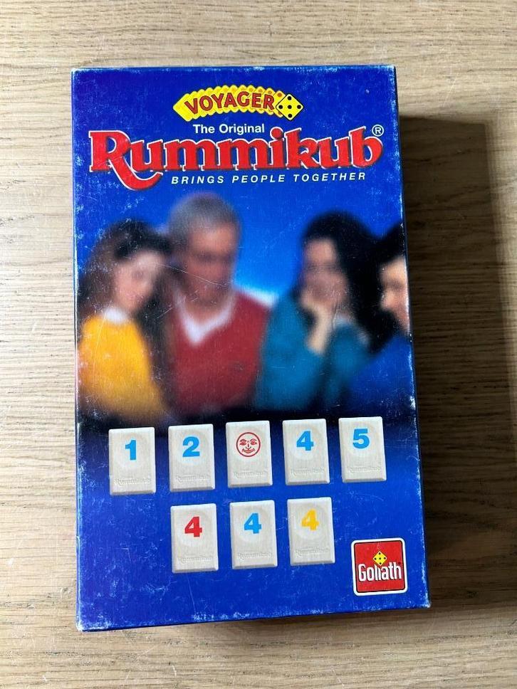 Rummikub Original Kleine Versie Goliath, Hobby en Vrije tijd, Gezelschapsspellen | Bordspellen, Zo goed als nieuw, Ophalen of Verzenden