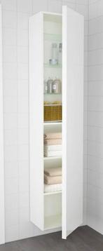 Zo goed als nieuwe IKEA Godmorgen wandkast in hoogglans wit, Ophalen, 25 tot 50 cm, Minder dan 50 cm, 150 tot 200 cm