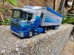 Tekno Scania Bas van Buuren BVB, Hobby en Vrije tijd, Modelauto's | 1:50, Ophalen of Verzenden, Gebruikt, Bus of Vrachtwagen, Tekno