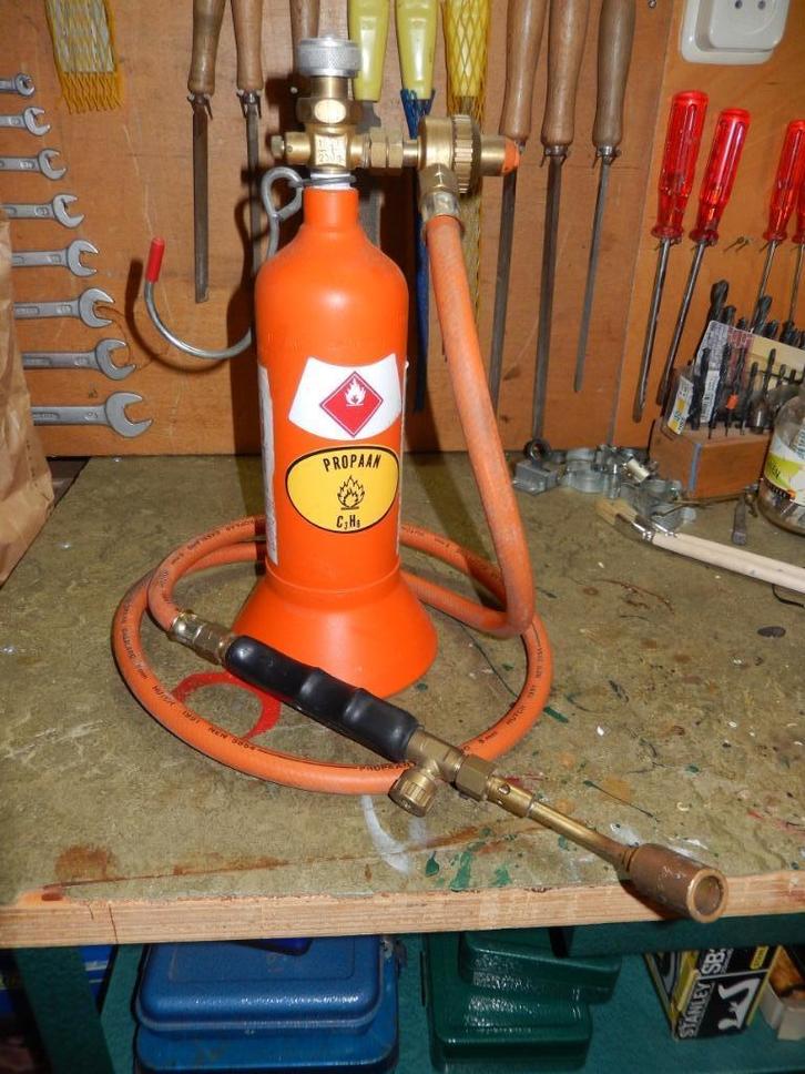 Kayser propaan set combi zonder regelaar., Doe-het-zelf en Verbouw, Gereedschap | Handgereedschap, Zo goed als nieuw, Verzenden