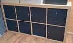5 deurtjes en 1x lade inzet - zwart, voor Ikea Kallax kast, Ophalen, Gebruikt, Minder dan 150 cm, Minder dan 100 cm