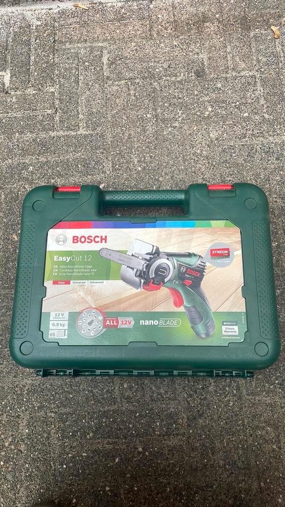 Bosch easycut 12 Nieuw!, Doe-het-zelf en Verbouw, Gereedschap | Zaagmachines, Nieuw, Kettingzaag, Minder dan 600 watt, 30 tot 70 mm