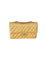 Vintage Chanel Classic Flap Bag Medium – Yellow, Ophalen of Verzenden, Geel, Schoudertasje