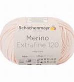 Merino extrafine 120 Schachenmayr haak of breiwol., Ophalen of Verzenden, Nieuw, Breien of Haken, Wol of Garen