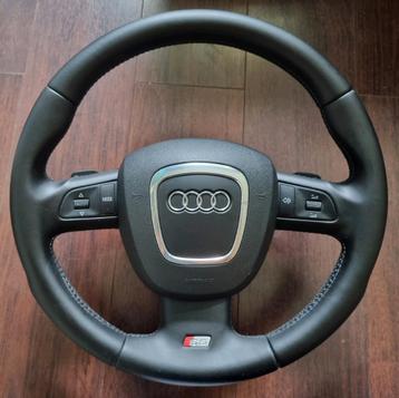 Audi A3 A4 A5 A6 & A8 MF lederen S line stuur zeer netjes beschikbaar voor biedingen