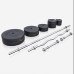 Gorilla Sports gewichten en halter set, Sport en Fitness, Gebruikt, Krachtstation, Ophalen of Verzenden, Benen