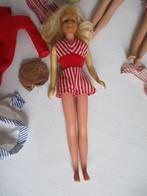Barbie Mattel Skooter 1 compleet 2 x lichaam + kleertjes, Fashion Doll, Gebruikt, Ophalen of Verzenden