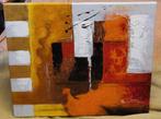 Abstracte schilderijen in heldere kleuren, Ophalen of Verzenden