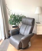 Leren sta op stoel / relaxstoel, Ophalen, Minder dan 75 cm, Leer, Zo goed als nieuw