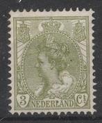 postzegel NVPH 57 Wilhelmina Bontkraag 1899 (postfris)., T/m 1940, Verzenden, Postfris