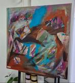 Groot uniek abstract modern schilderij, Ophalen of Verzenden