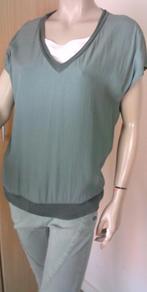 YAYA groene viscose top maat 38, Kleding | Dames, Tops, Maat 38/40 (M), Verzenden, Yaya, Zonder mouw