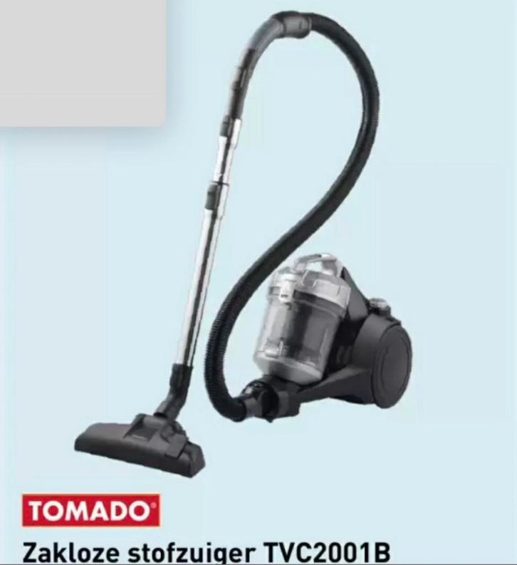 Tomado Zakloze Stofzuiger TVC2001B, Witgoed en Apparatuur, Stofzuigers, Gebruikt, Stofzuiger, Minder dan 1200 watt, Reservoir