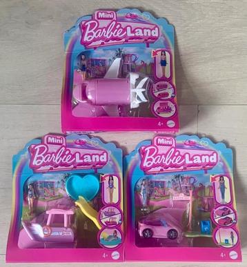 Mini Barbie Land - 3 Voertuigen [Mattel] beschikbaar voor biedingen
