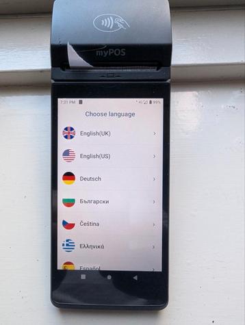 Mypos Carbon pin automaat, 4G en wifi zo te gebruiken  beschikbaar voor biedingen