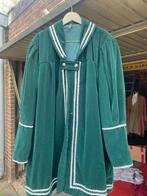 6x groene fluwelen jas, Kleding | Dames, Ophalen, Zo goed als nieuw, Carnaval
