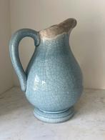 Fraaie babyblauwe vaas/ kan | Craquelé, Ophalen, Gebruikt, Aardewerk of Porselein, Minder dan 50 cm