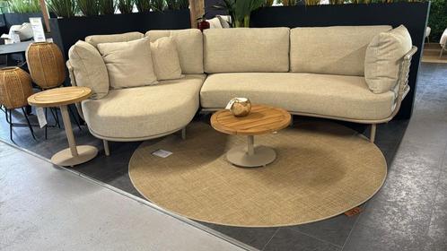 4 Seasons Outdoor Chaise longue Sardinia latte 2-delig, Tuin en Terras, Tuinsets en Loungesets, Nieuw, Loungeset, Rvs, 4 zitplaatsen