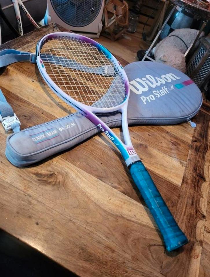 Vintage Wilson Pro Staff Graphite tennisracket, Sport en Fitness, Tennis, Nieuw, Racket, Wilson, L4, Ophalen of Verzenden