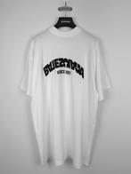 Balenciaga Back Flip Logo T-Shirt Wit Oversized Maat 1, Wit, Nieuw, Ophalen of Verzenden, Balenciaga
