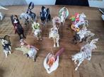 Schleich Bayala elfen te paard, op eenhoorn, op zwaan, wolf, Ophalen of Verzenden, Zo goed als nieuw, Paard, Beeldje of Figuurtje