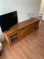 Rustiek eiken TV meubel, 150 tot 200 cm, Minder dan 100 cm, 25 tot 50 cm, Eikenhout