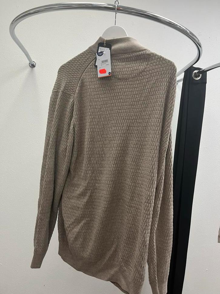 Fellows United Vest Zip Bruin - Maat XL, Kleding | Heren, Truien en Vesten, Nieuw, Maat 56/58 (XL), Bruin, Ophalen of Verzenden