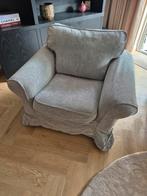 IKEA Ektorp fauteuil hoes - grijs wit print, Huis en Inrichting, Ophalen of Verzenden, Zo goed als nieuw, 75 tot 100 cm