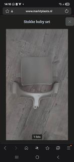 Babyset stokke, Ophalen of Verzenden, Zo goed als nieuw, Meegroeistoel
