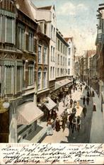 Amsterdam - Nieuwendijk, Verzamelen, Ansichtkaarten | Nederland, Ophalen of Verzenden, Voor 1920, Gelopen, Noord-Holland