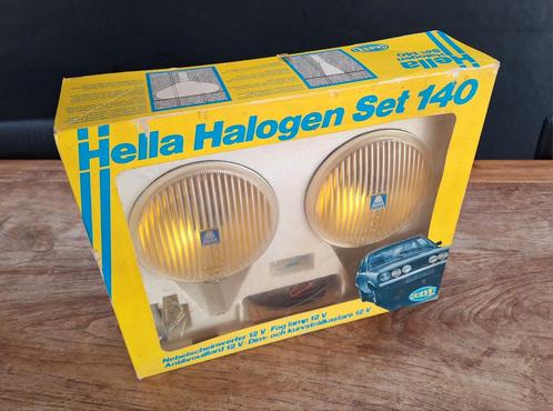 vintage Hella Halogen set 140 auto mistlampen oldtimer, Auto-onderdelen, Verlichting, Oldtimer onderdelen, Nieuw, Ophalen of Verzenden