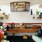 Antieke houten bank voor eettafel of buiten, Antiek en Kunst, Antiek | Meubels | Stoelen en Banken, Ophalen